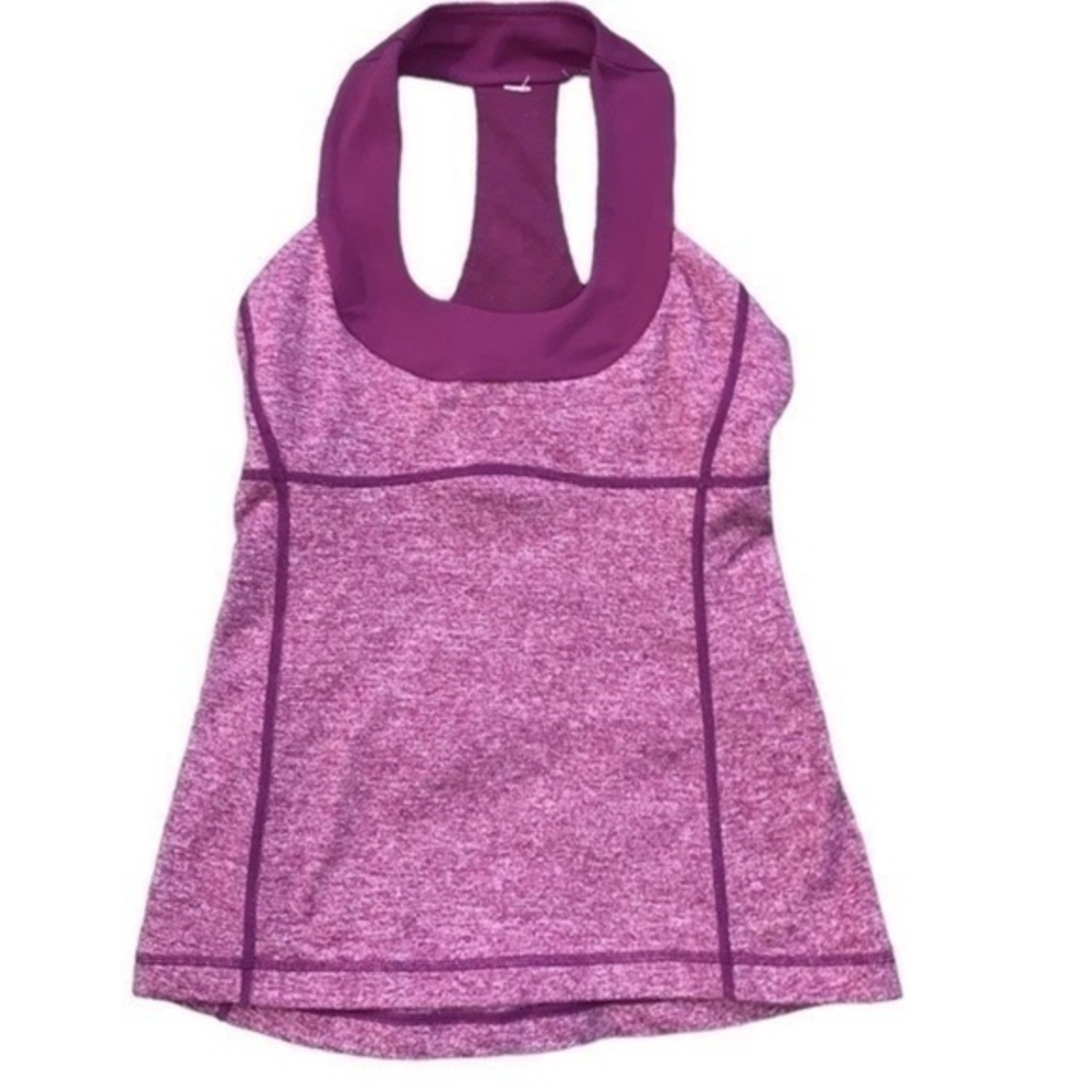 Lululemon Scoop Neck Tank Racerback Heathered Plum Purple​​